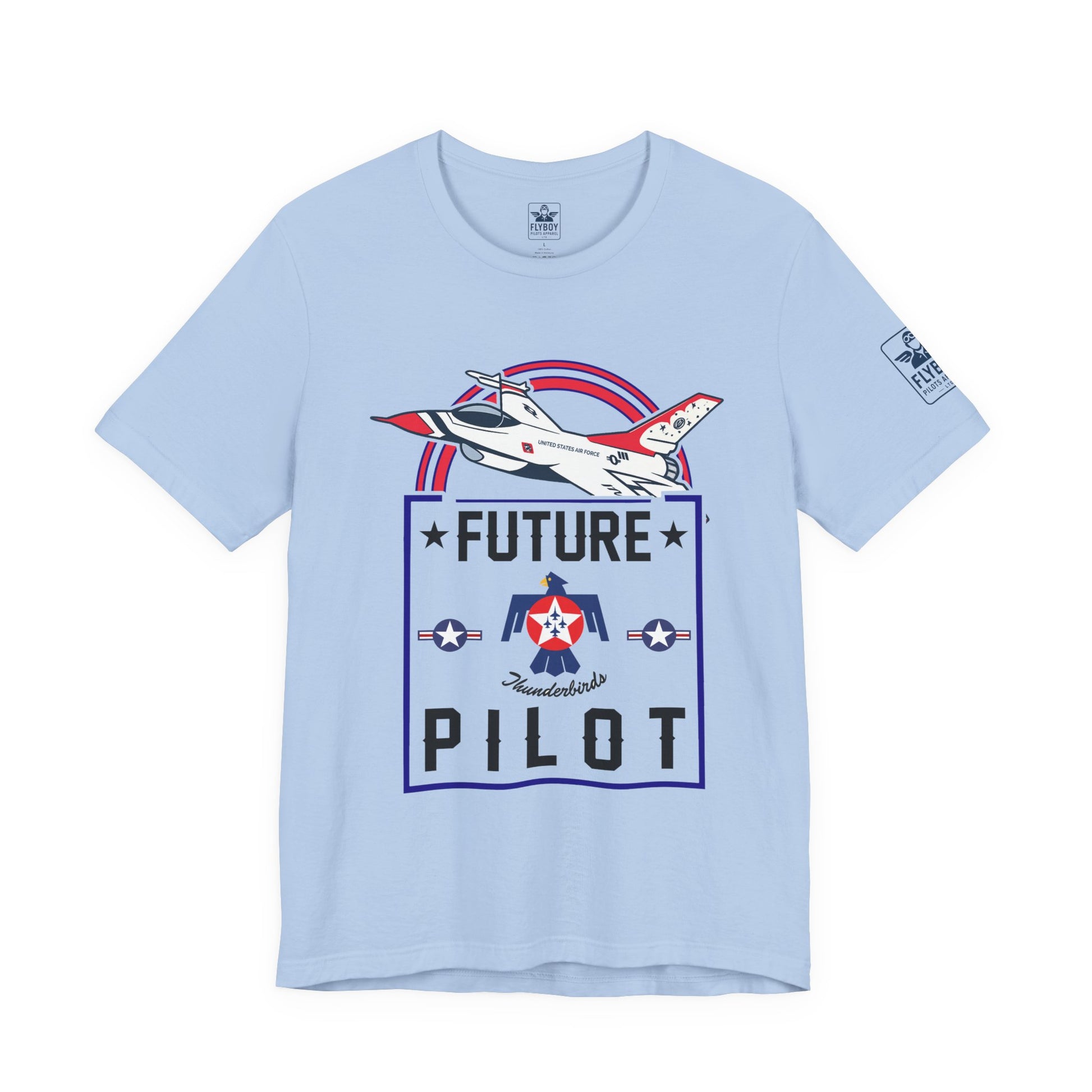Future Thunderbirds Pilot (front/back)- Young Adult/Teen Jersey Tee