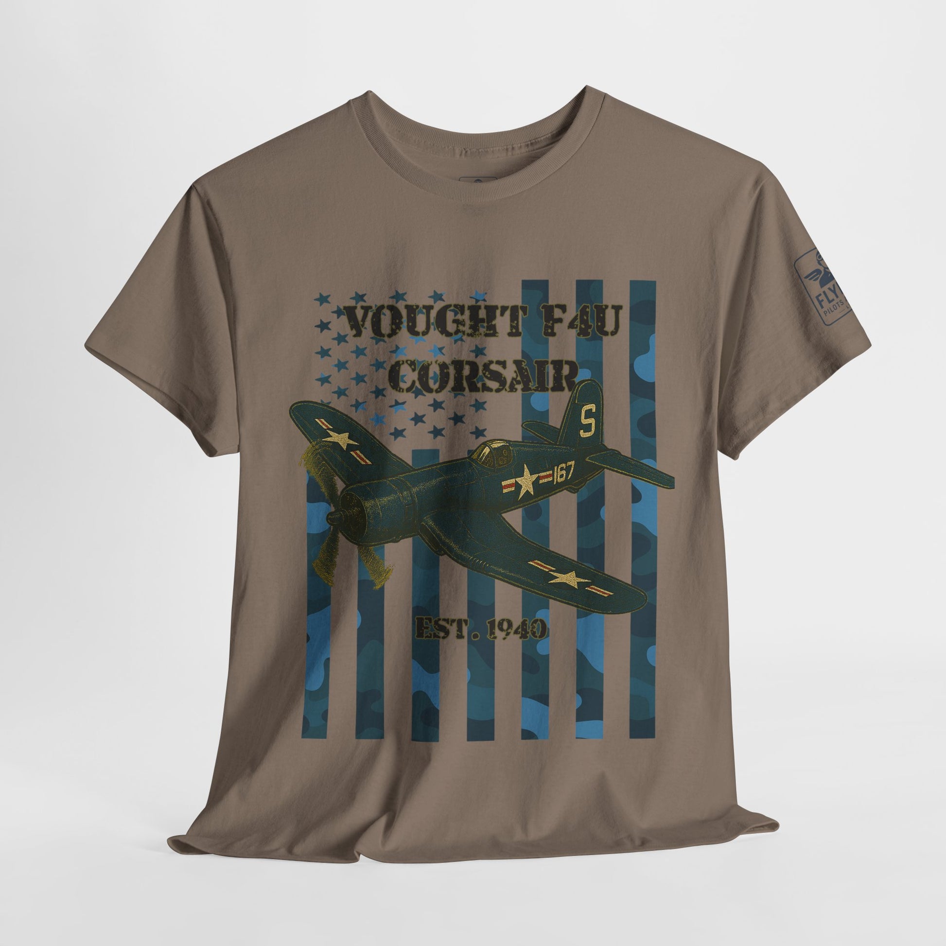 F4U Corsair Camo Flag - T-Shirt