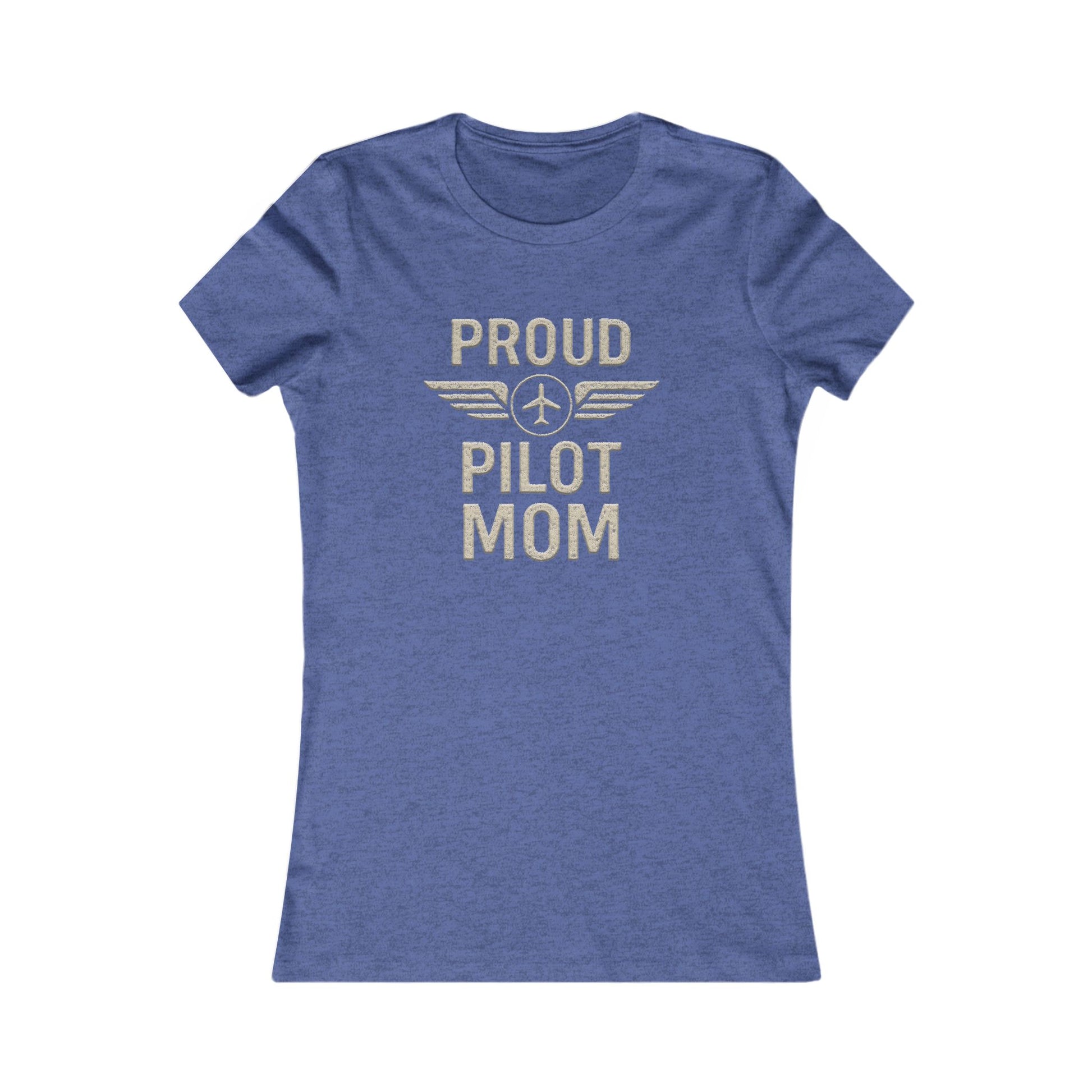 Proud Pilot Mom -  Ladies Crew Neck