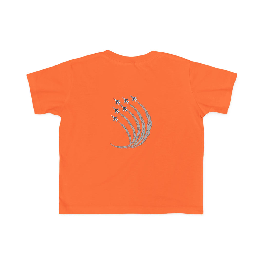 Future Thunderbirds Pilot (front/back) - Toddler Jersey T-Shirt
