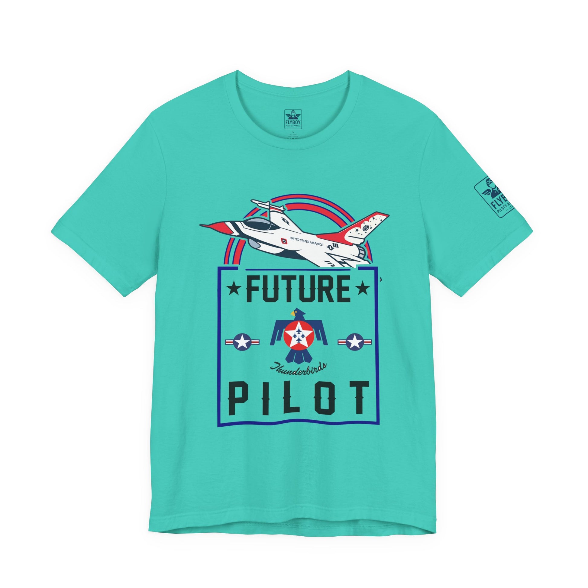 Future Thunderbirds Pilot (front/back)- Young Adult/Teen Jersey Tee