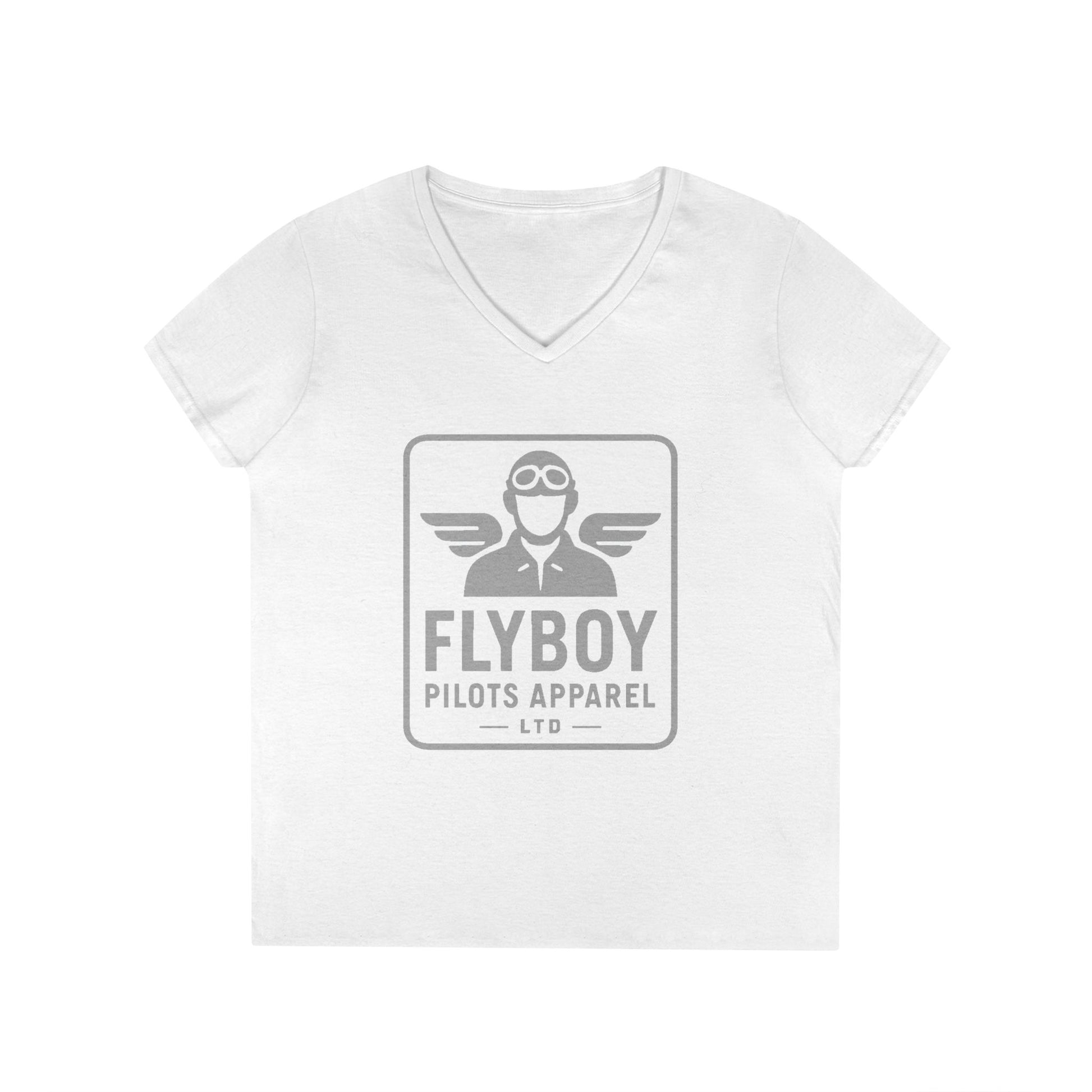 Flyboy Logo -  Ladies V-Neck T-Shirt