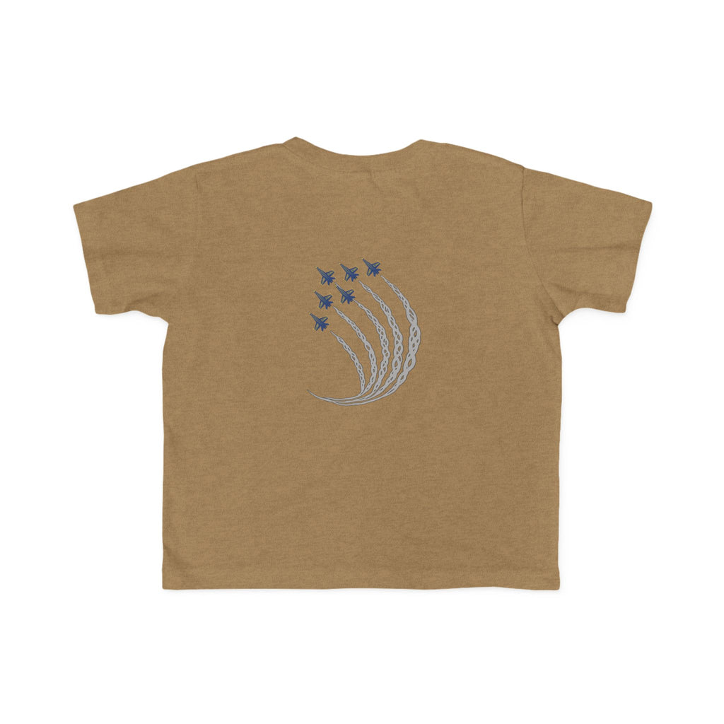 Future Blue Angels Pilot (front/back) - Toddler Jersey T-Shirt