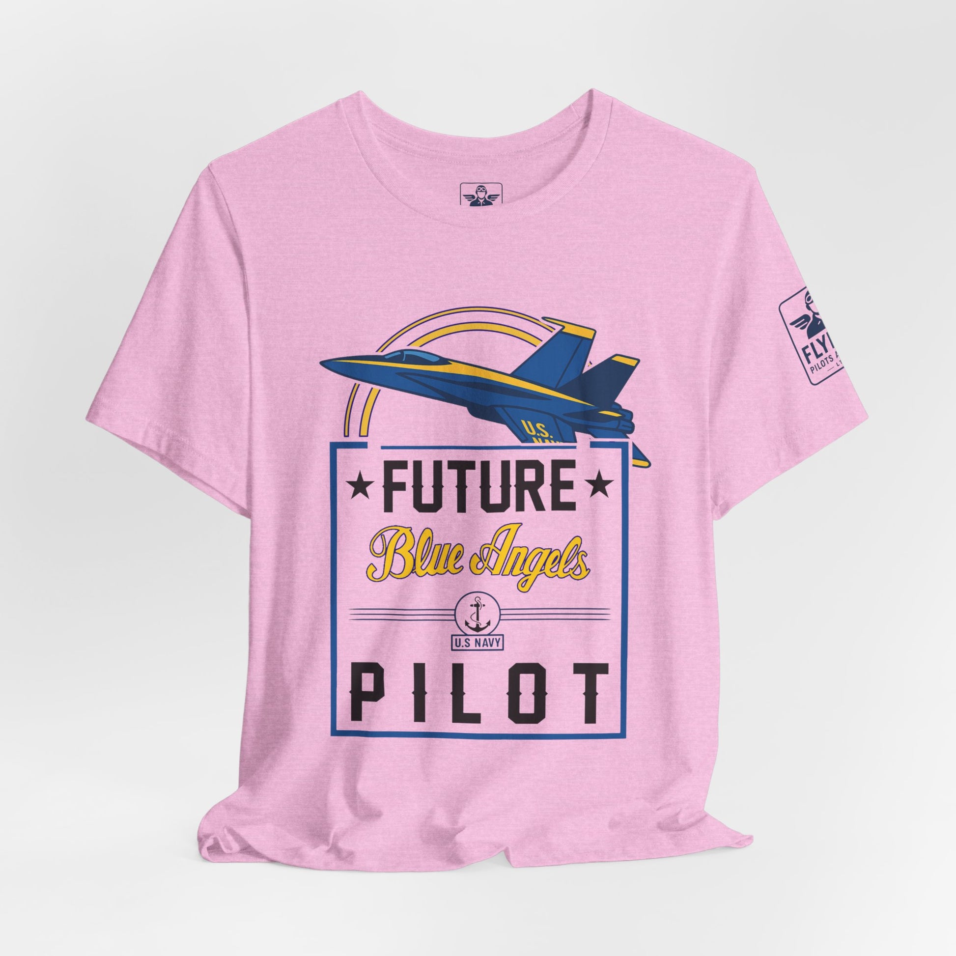 Future Blue Angels Pilot (front only)- Young Adult/Teen Jersey Tee