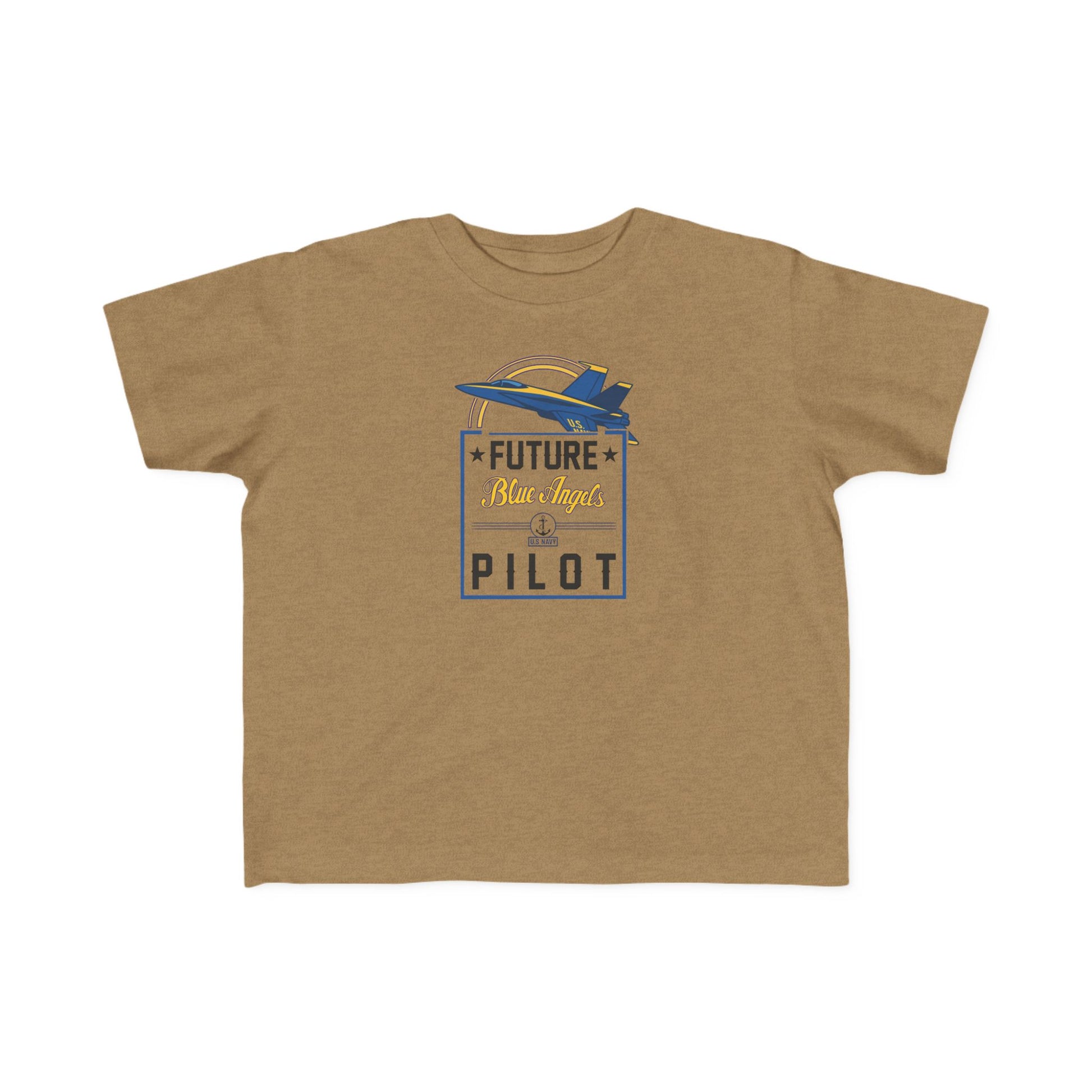 Future Blue Angels Pilot (front/back) - Toddler Jersey T-Shirt