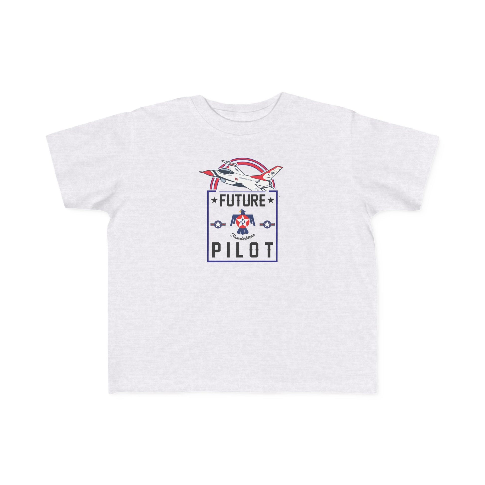 Future Thunderbirds Pilot (front/back) - Toddler Jersey T-Shirt