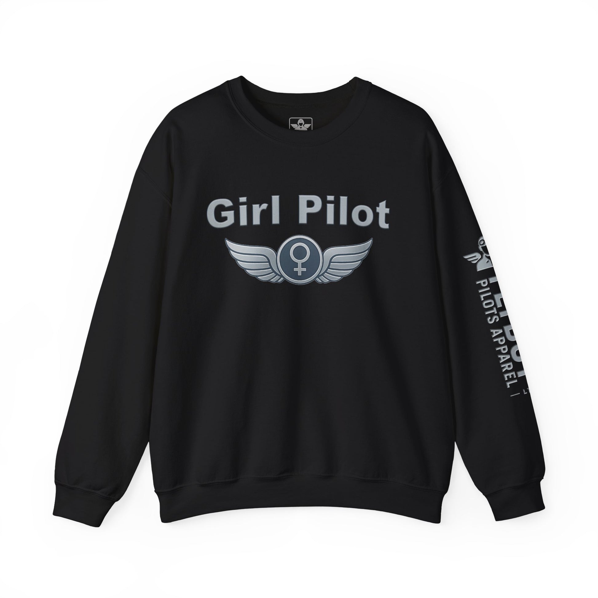 Girl Pilot - Crew Neck Sweatshirt