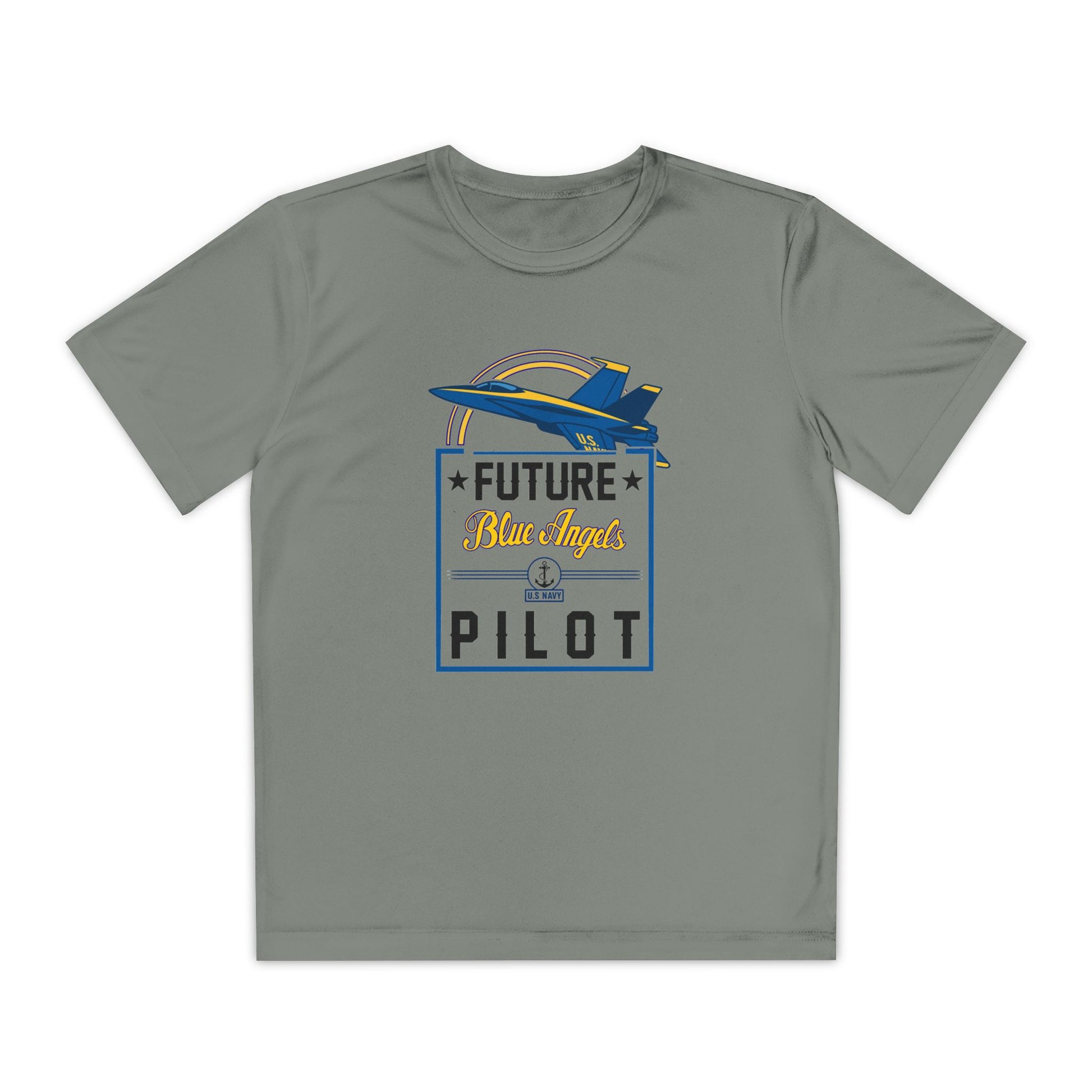 Future Blue Angels Pilot (front/back)- Youth Jersey Tee
