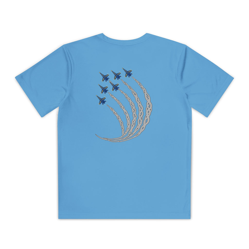 Future Blue Angels Pilot (front/back)- Youth Jersey Tee