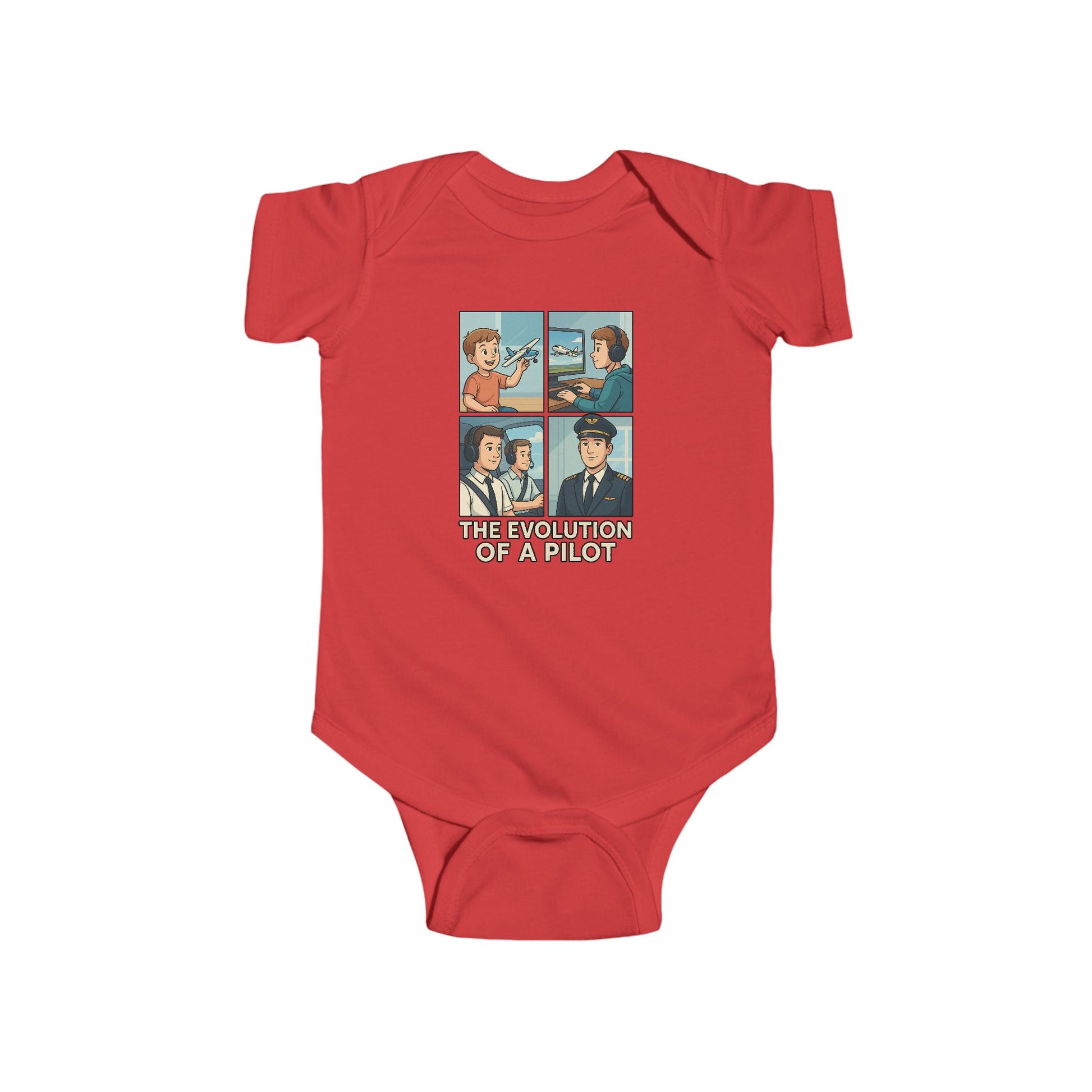 Evolution of a Pilot - Infant Onesie