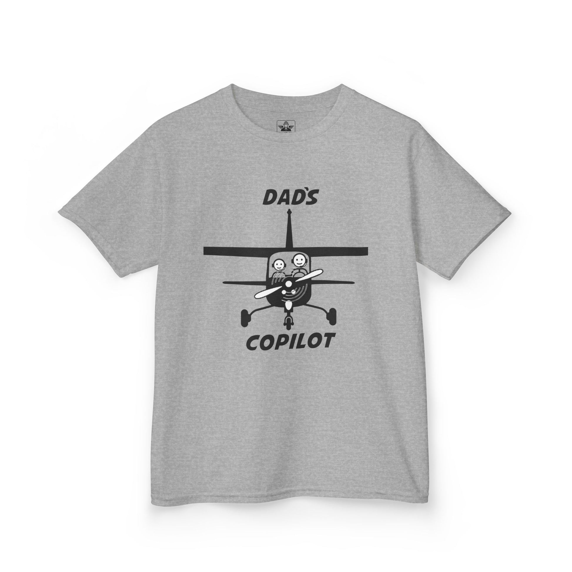 Dad's Copilot - Youth Cotton Tee