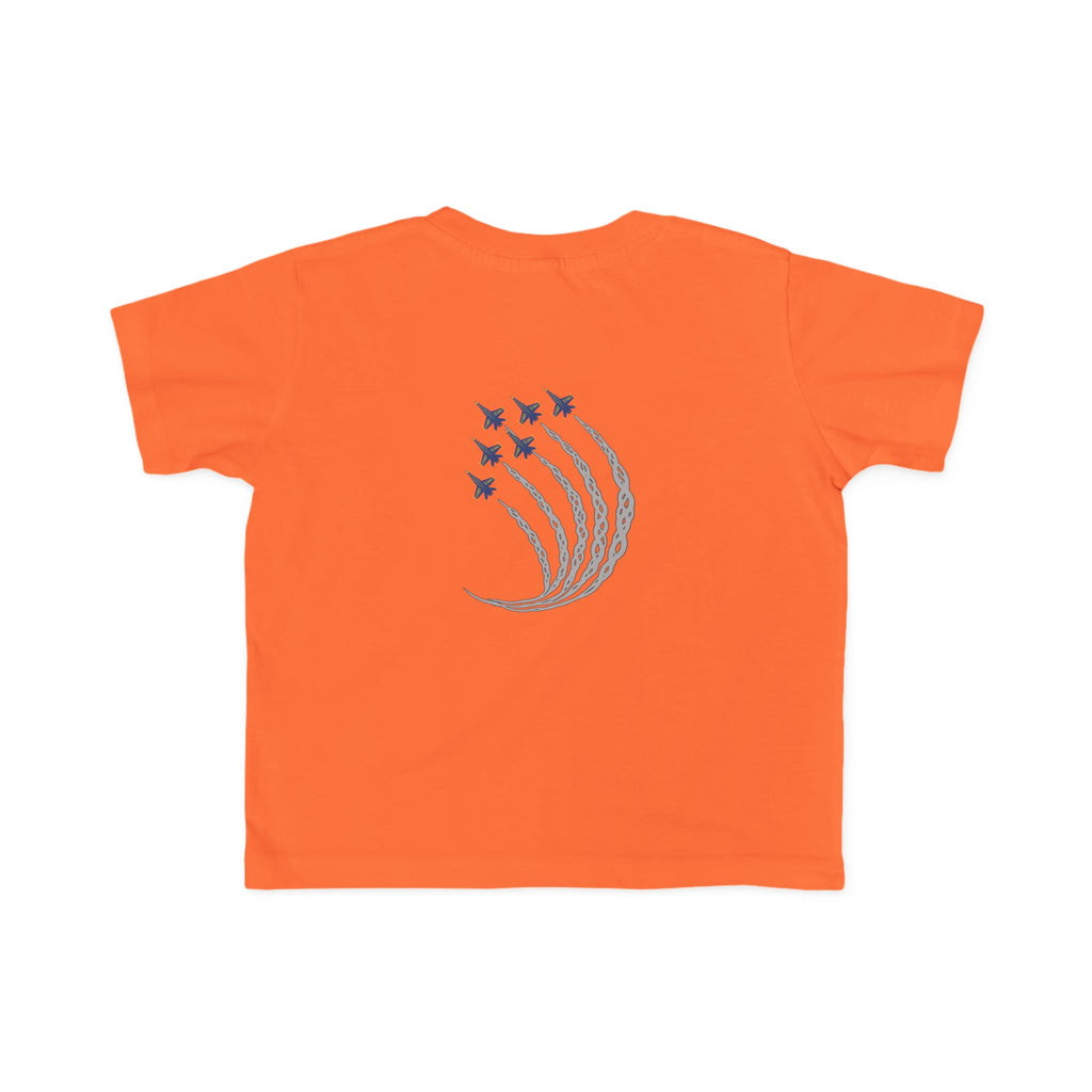 Future Blue Angels Pilot (front/back) - Toddler Jersey T-Shirt