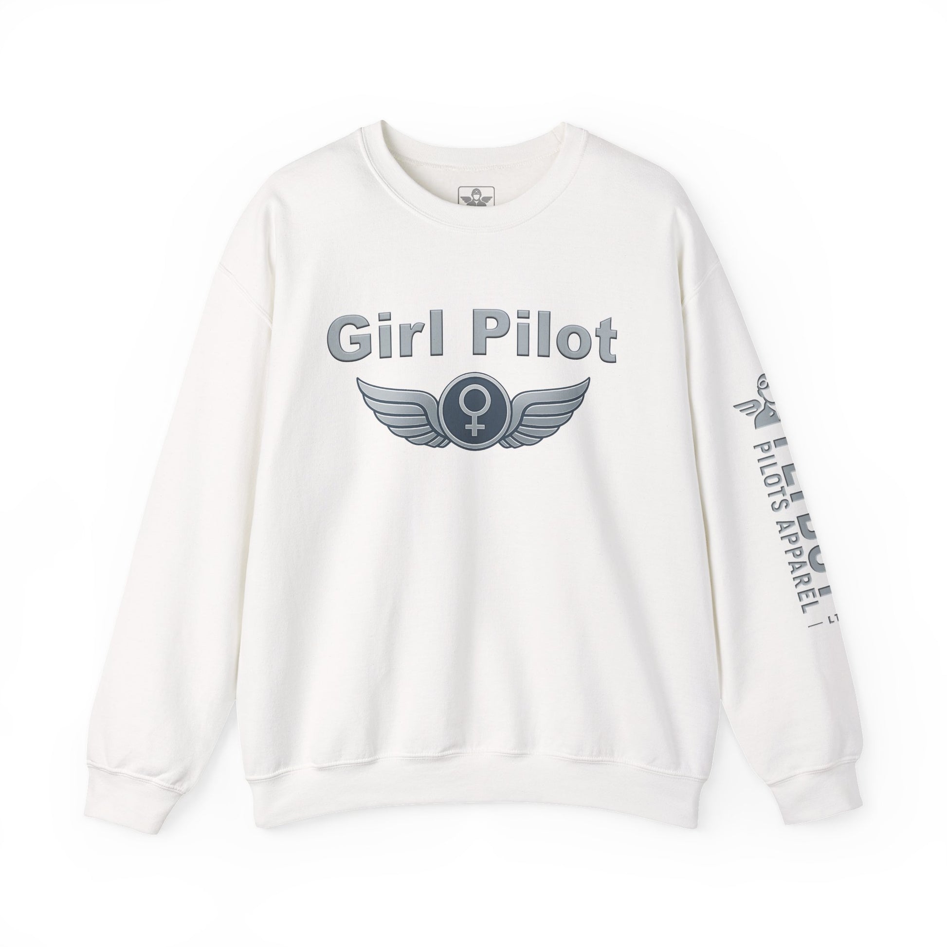 Girl Pilot - Crew Neck Sweatshirt
