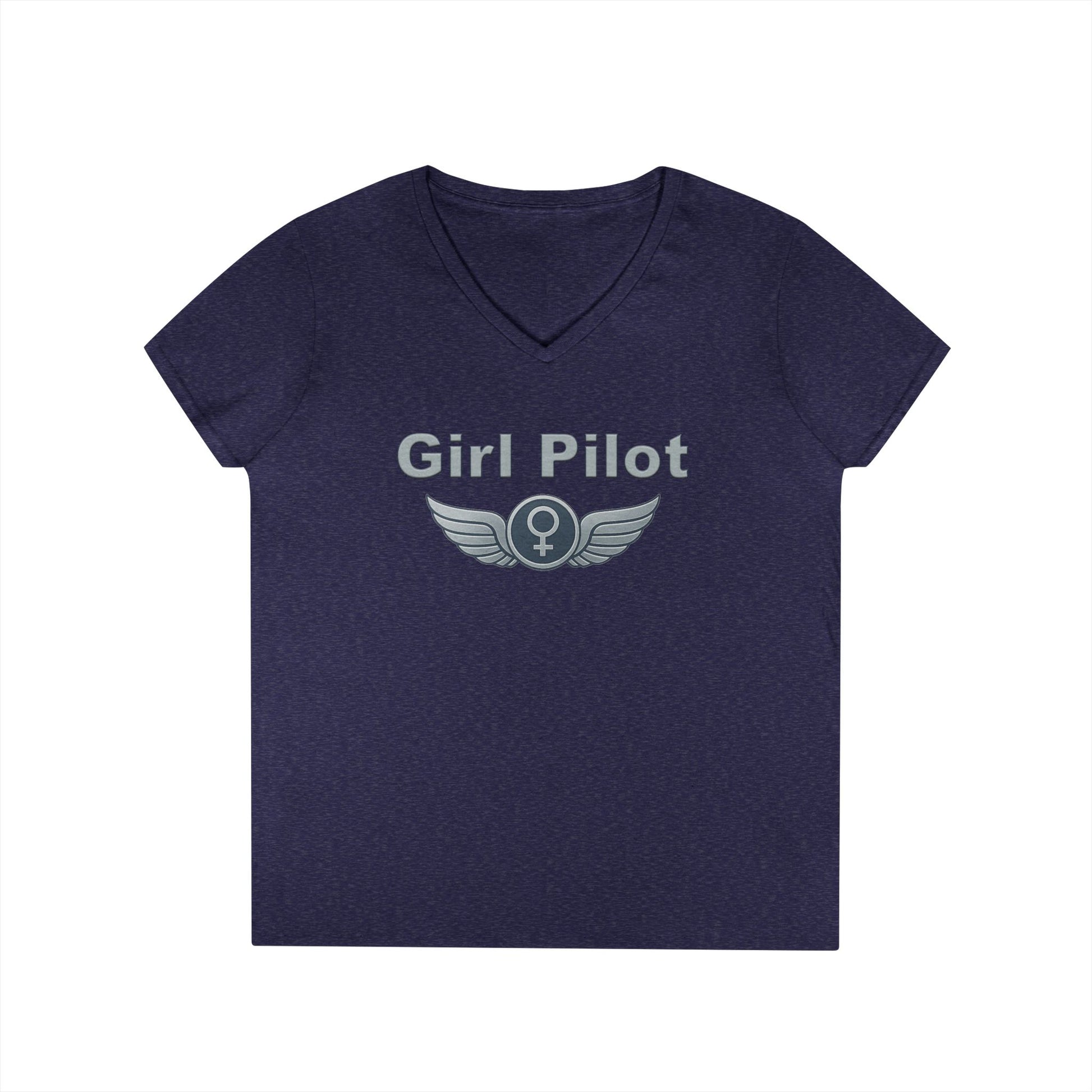 Girl Pilot - Ladies V-Neck