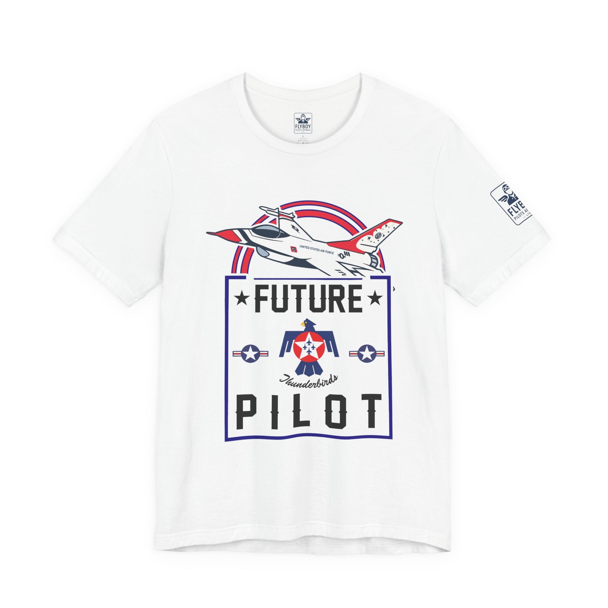 Future Thunderbirds Pilot (front/back)- Young Adult/Teen Jersey Tee