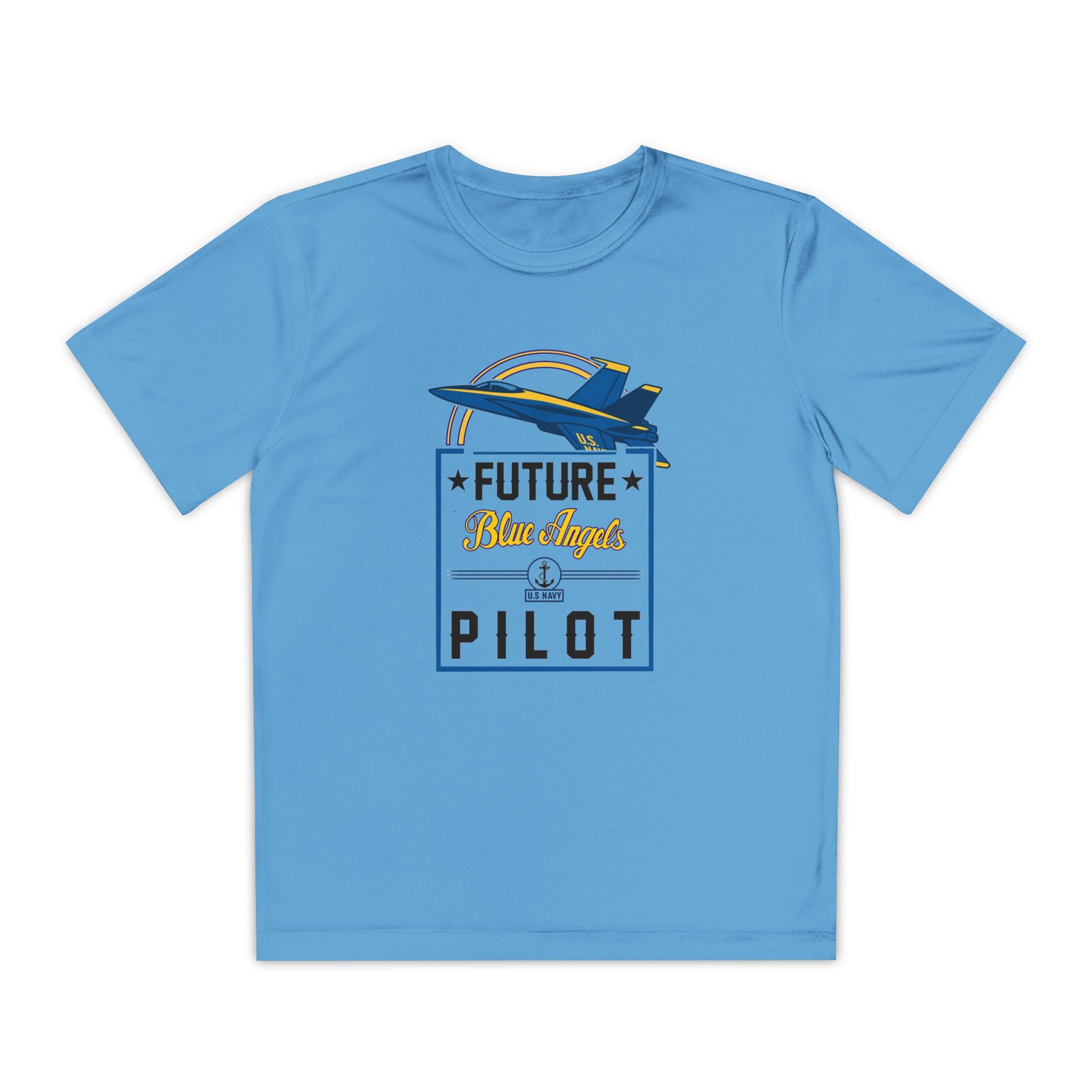 Future Blue Angels Pilot (front/back)- Youth Jersey Tee