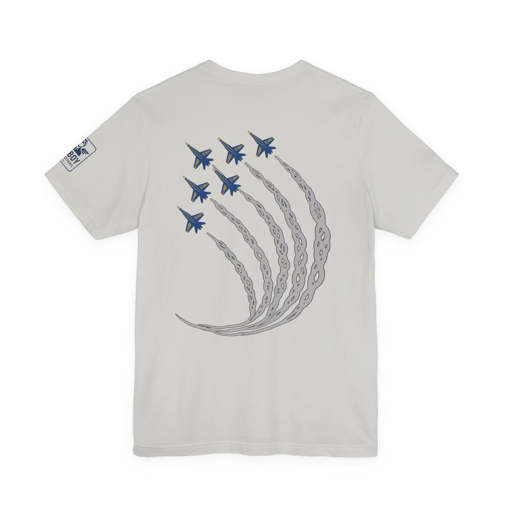 Future Blue Angels Pilot (front/back)- Young Adult/Teen Jersey Tee