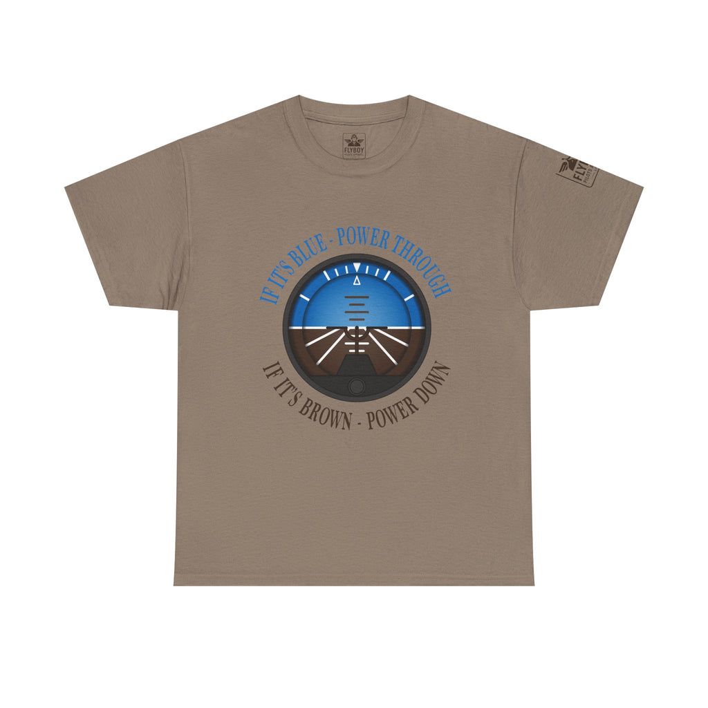 Blue, Power Through - Brown, Power Down