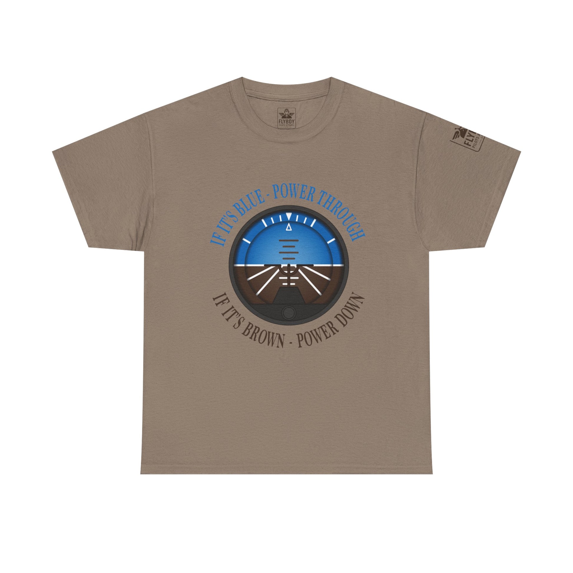 Blue, Power Through - Brown, Power Down