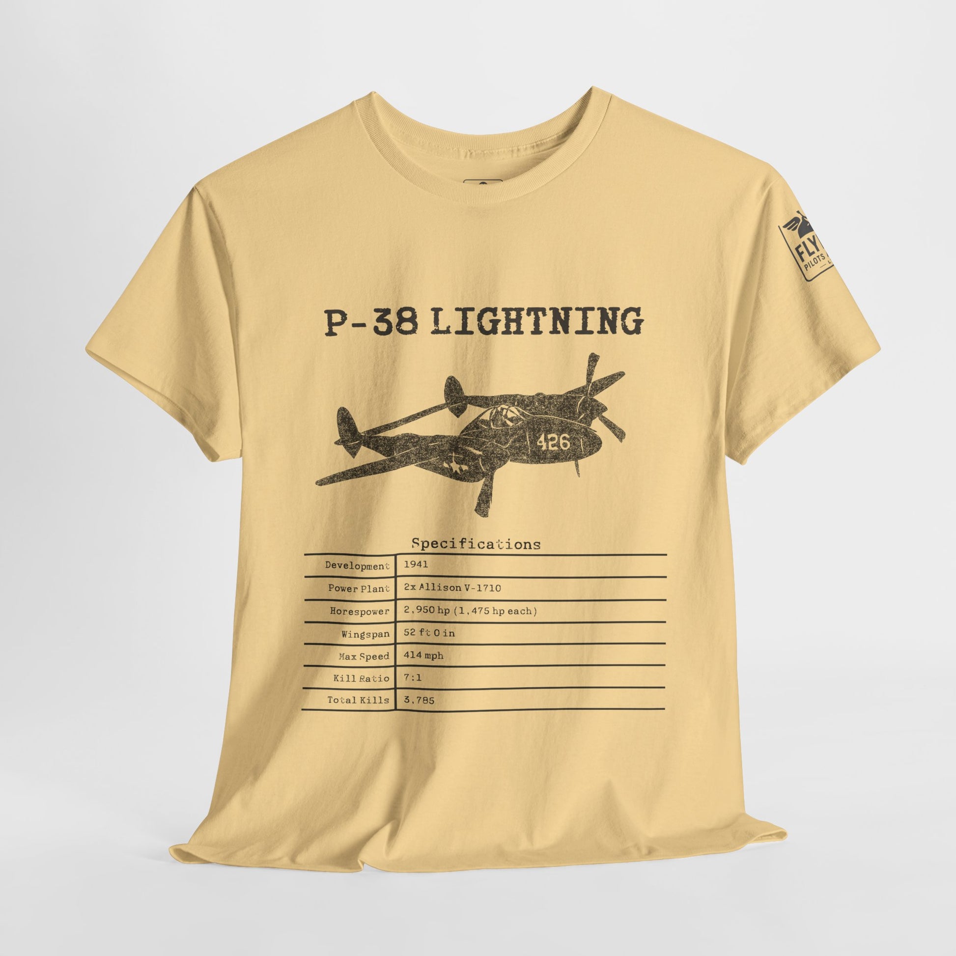 P-38 Lightning Stats