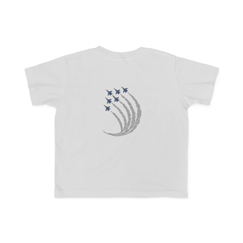Future Blue Angels Pilot (front/back) - Toddler Jersey T-Shirt