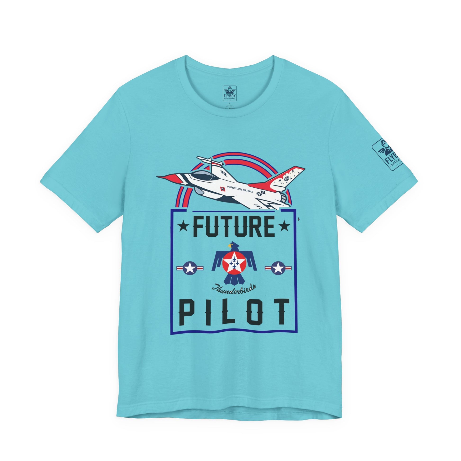Future Thunderbirds Pilot (front/back)- Young Adult/Teen Jersey Tee
