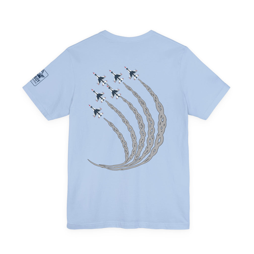 Future Thunderbirds Pilot (front/back)- Young Adult/Teen Jersey Tee