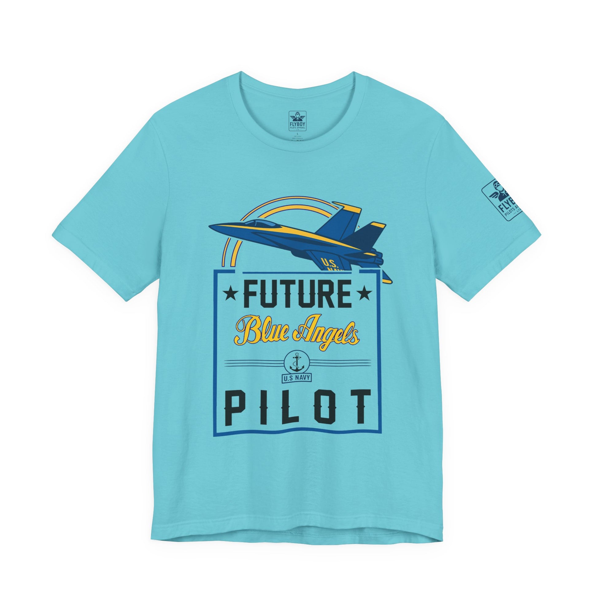 Future Blue Angels Pilot (front/back)- Young Adult/Teen Jersey Tee