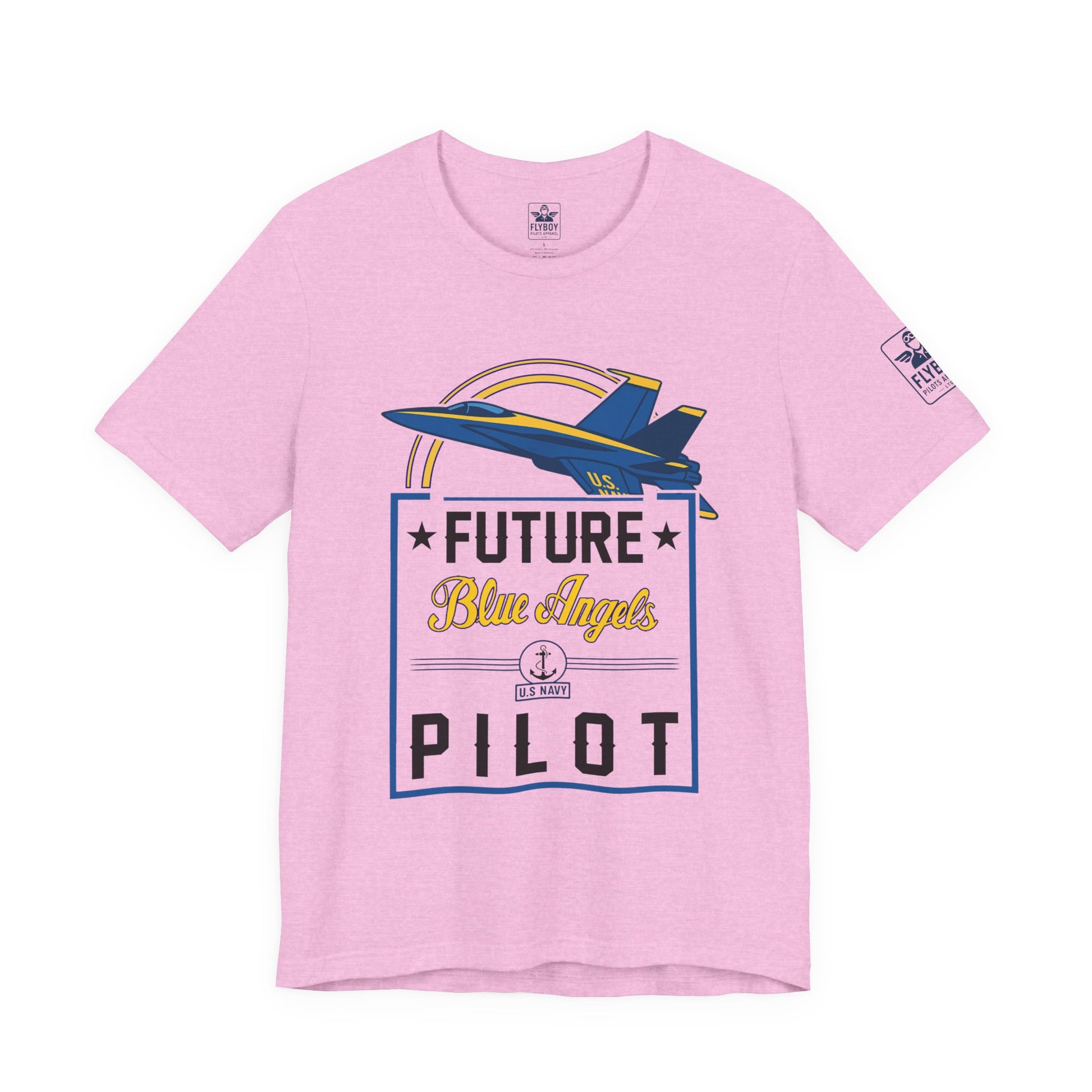 Future Blue Angels Pilot (front/back)- Young Adult/Teen Jersey Tee