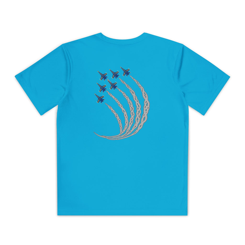 Future Blue Angels Pilot (front/back)- Youth Jersey Tee