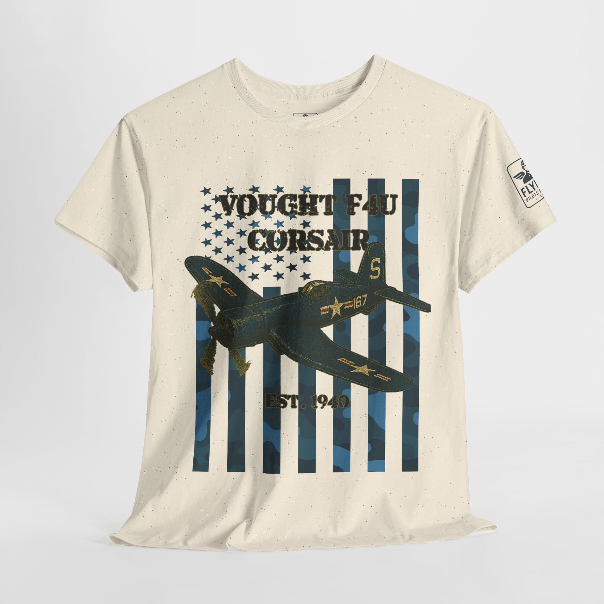 F4U Corsair Camo Flag - T-Shirt