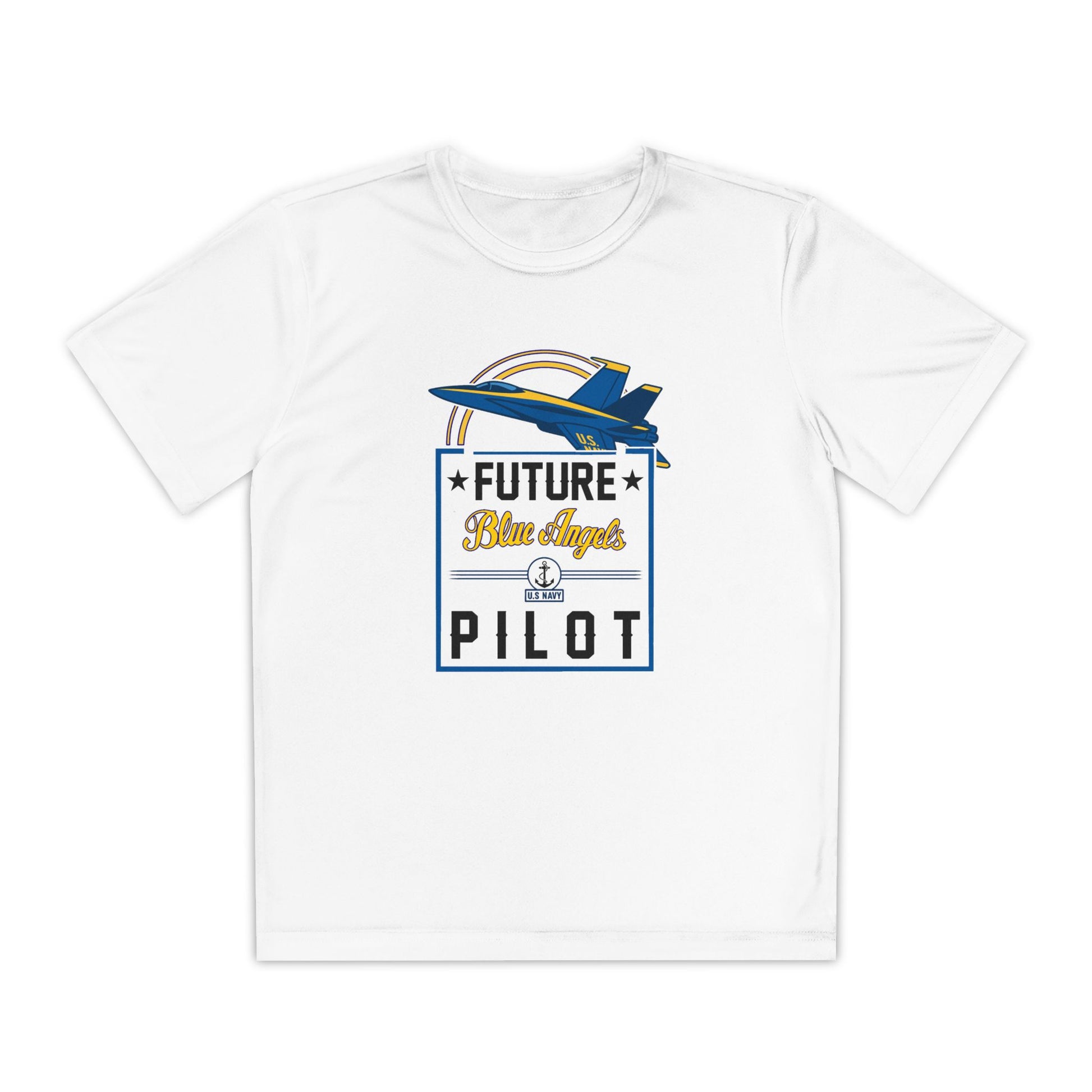 Future Blue Angels Pilot (front only)- Youth Jersey Tee