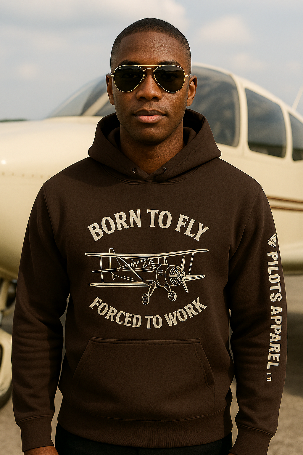 Born to Fly, Forced to Work - Hooded Sweatshirt