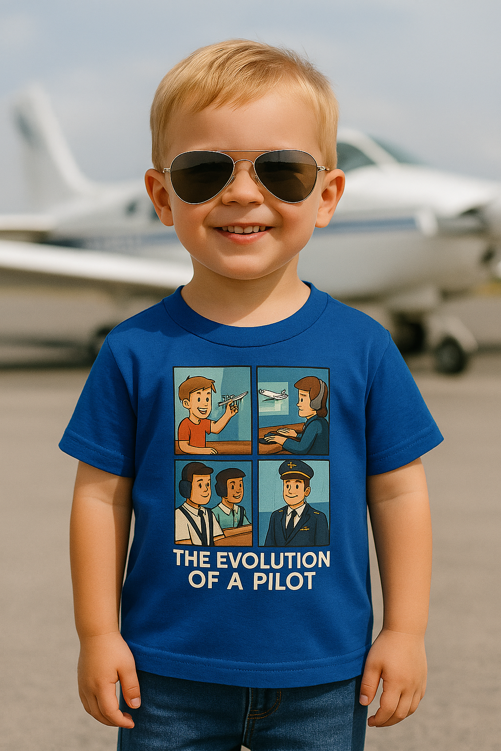 Evolution of a Pilot - Toddler Tee