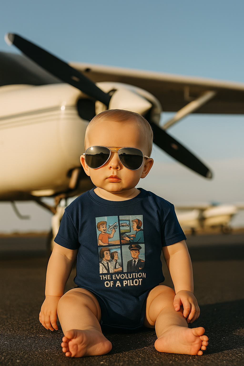 Evolution of a Pilot - Infant Onesie