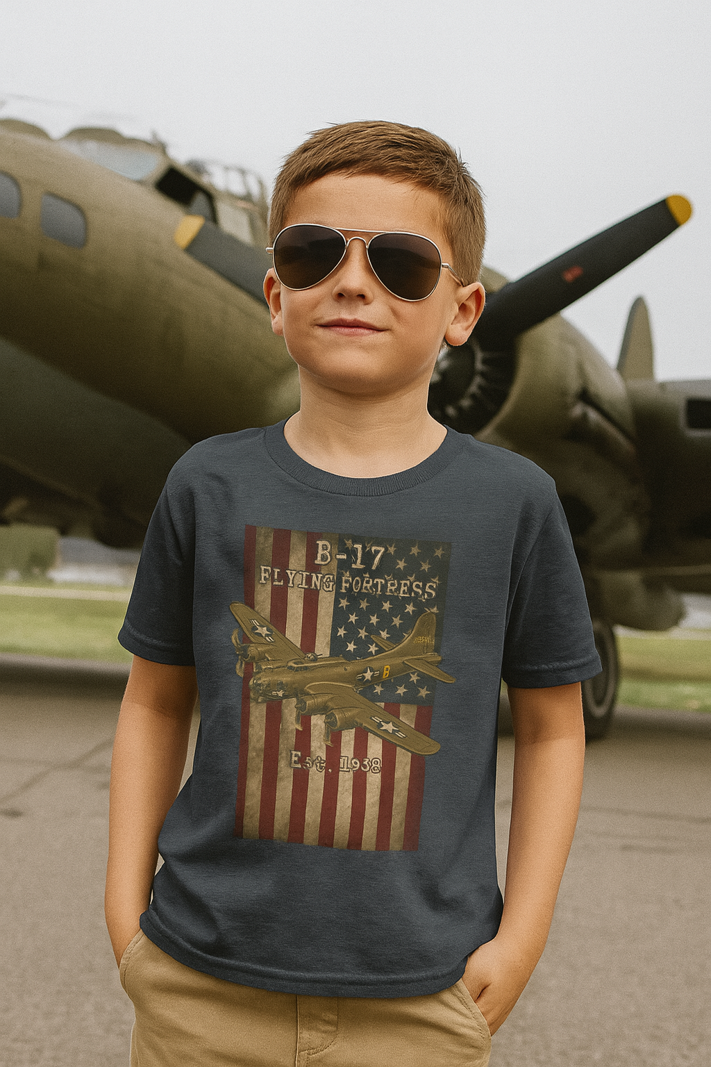 B-17 Flying Fortress - Youth T-Shirt