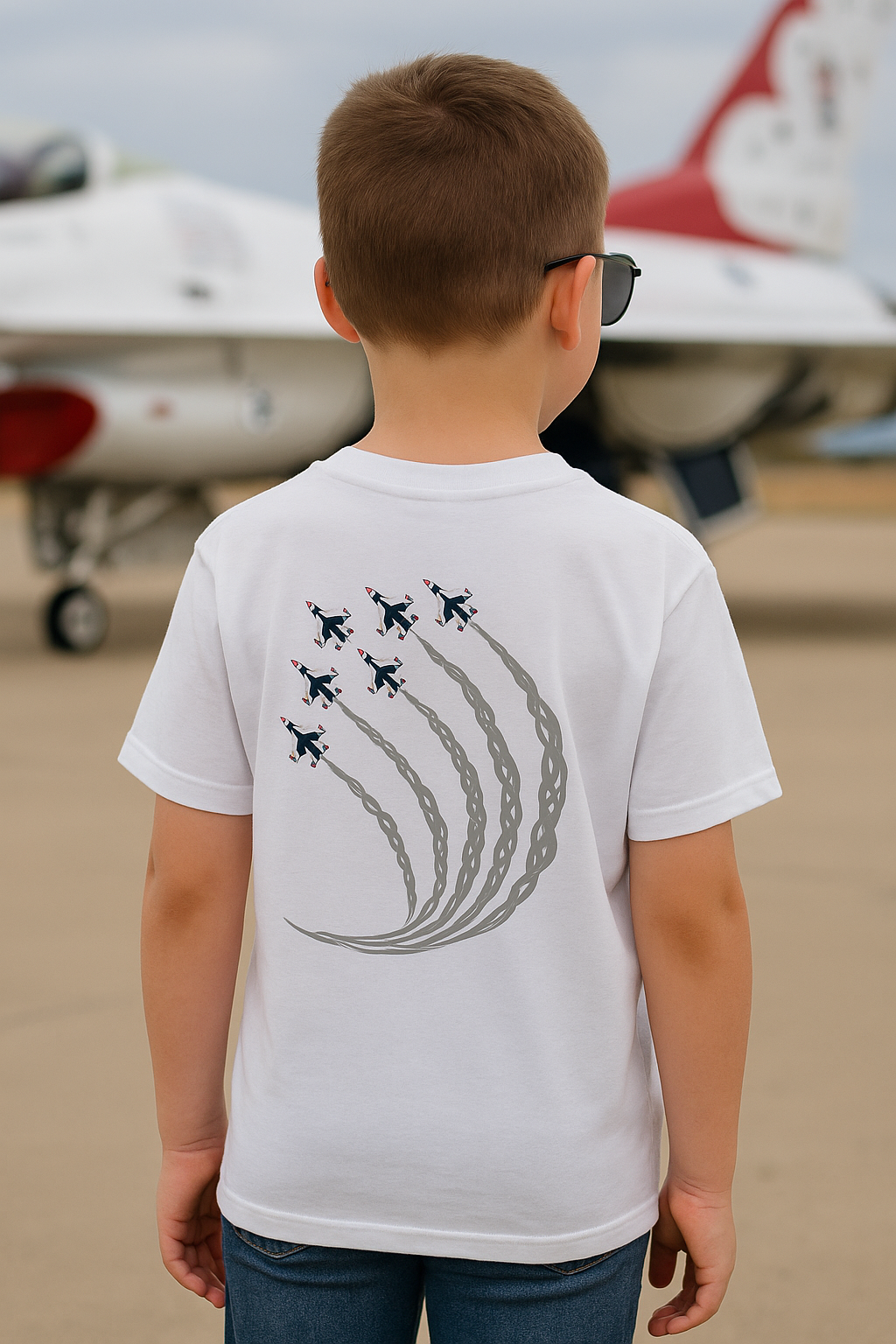 Future Thunderbirds Pilot (front/back)- Youth Jersey Tee