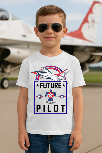 Future Thunderbirds Pilot (front only)- Youth Cotton Tee
