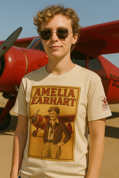 Amelia Earhart Poster - T-Shirt