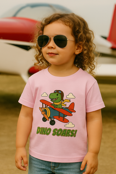 Dino Soars - Toddler Cotton Tee
