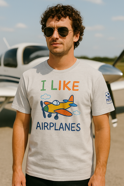 I like Airplanes- T-Shirt