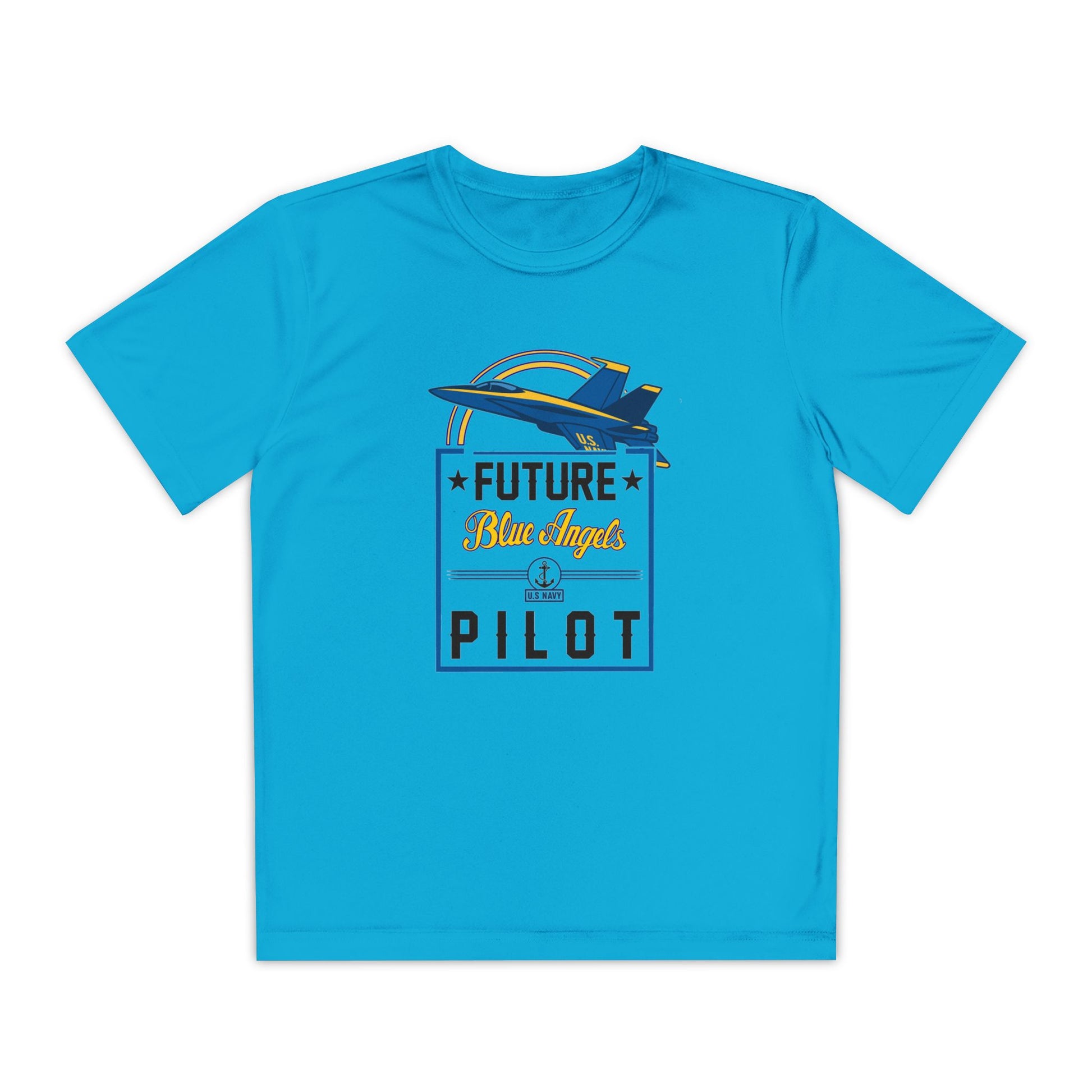 Future Blue Angels Pilot (front/back)- Youth Jersey Tee