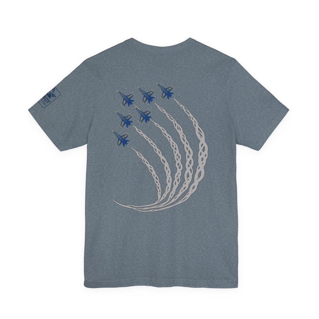 Future Blue Angels Pilot (front/back)- Young Adult/Teen Jersey Tee