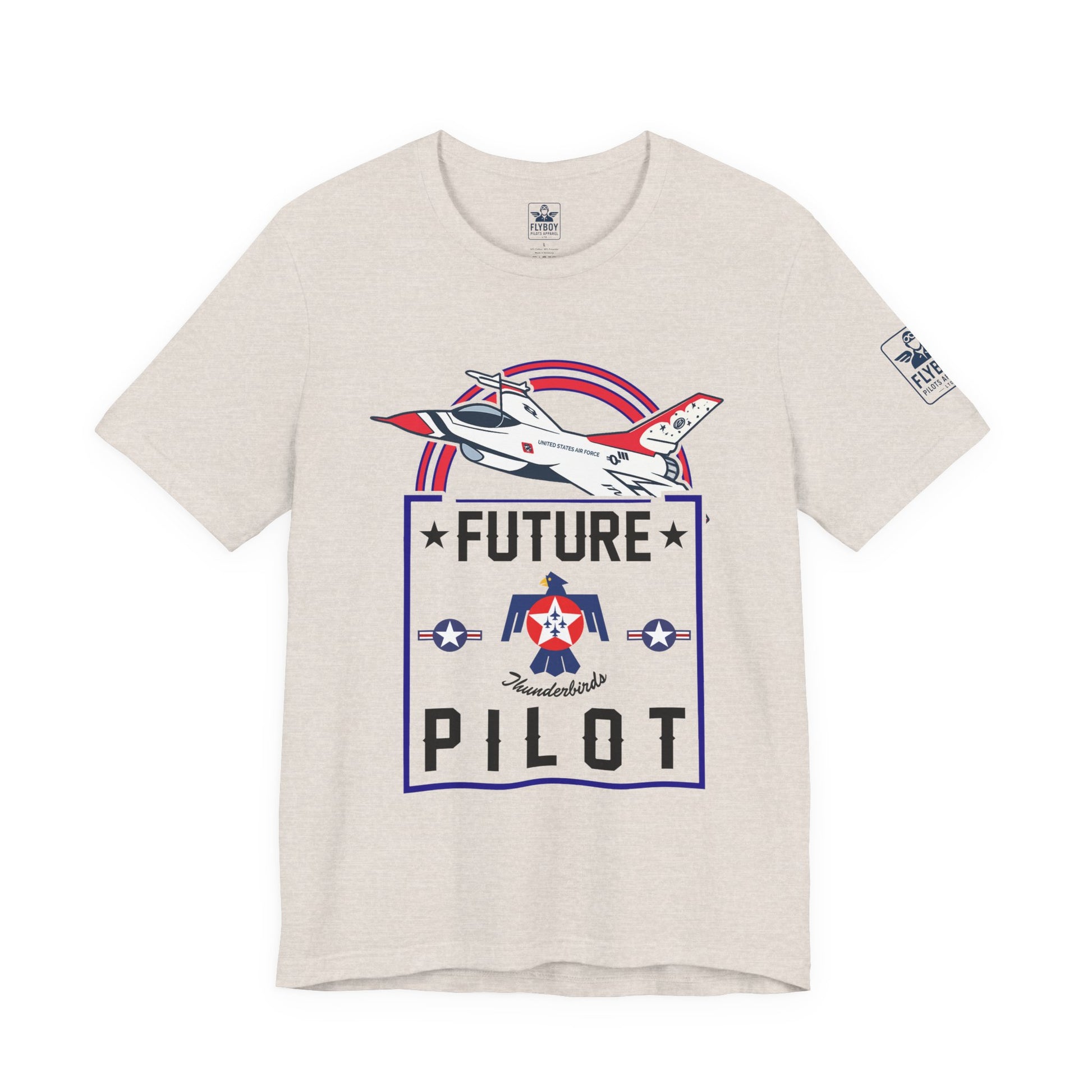 Future Thunderbirds Pilot (front/back)- Young Adult/Teen Jersey Tee