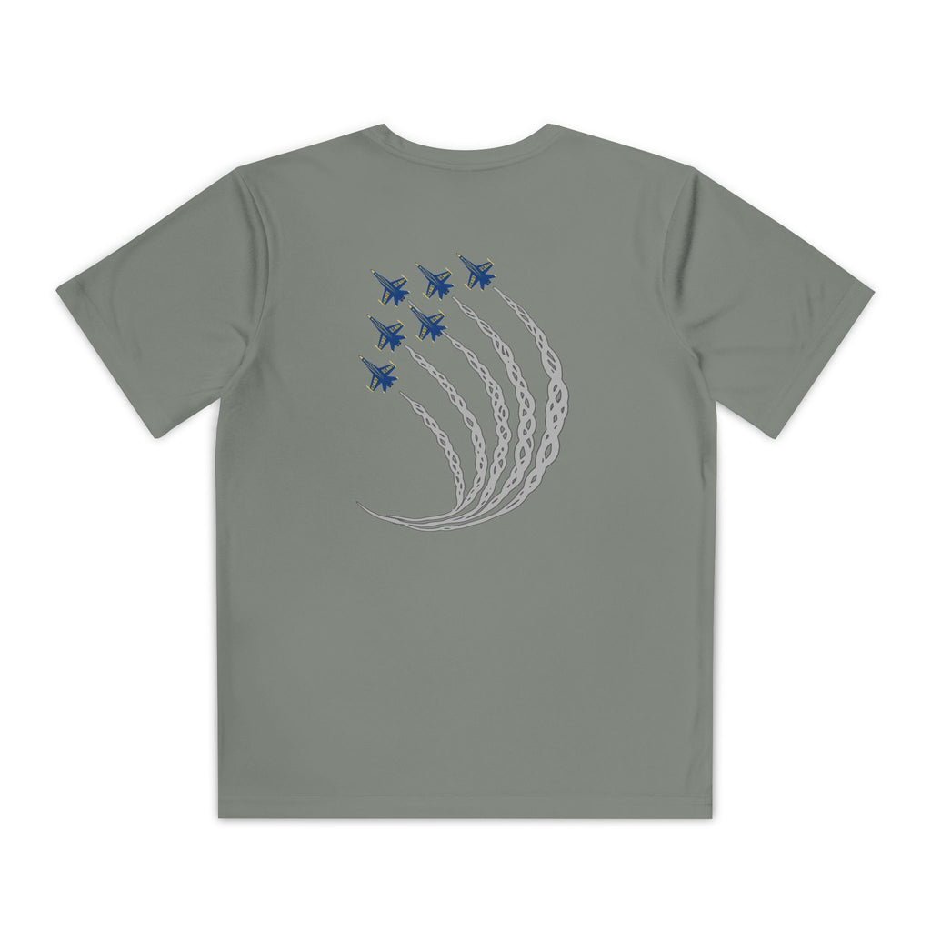 Future Blue Angels Pilot (front/back)- Youth Jersey Tee