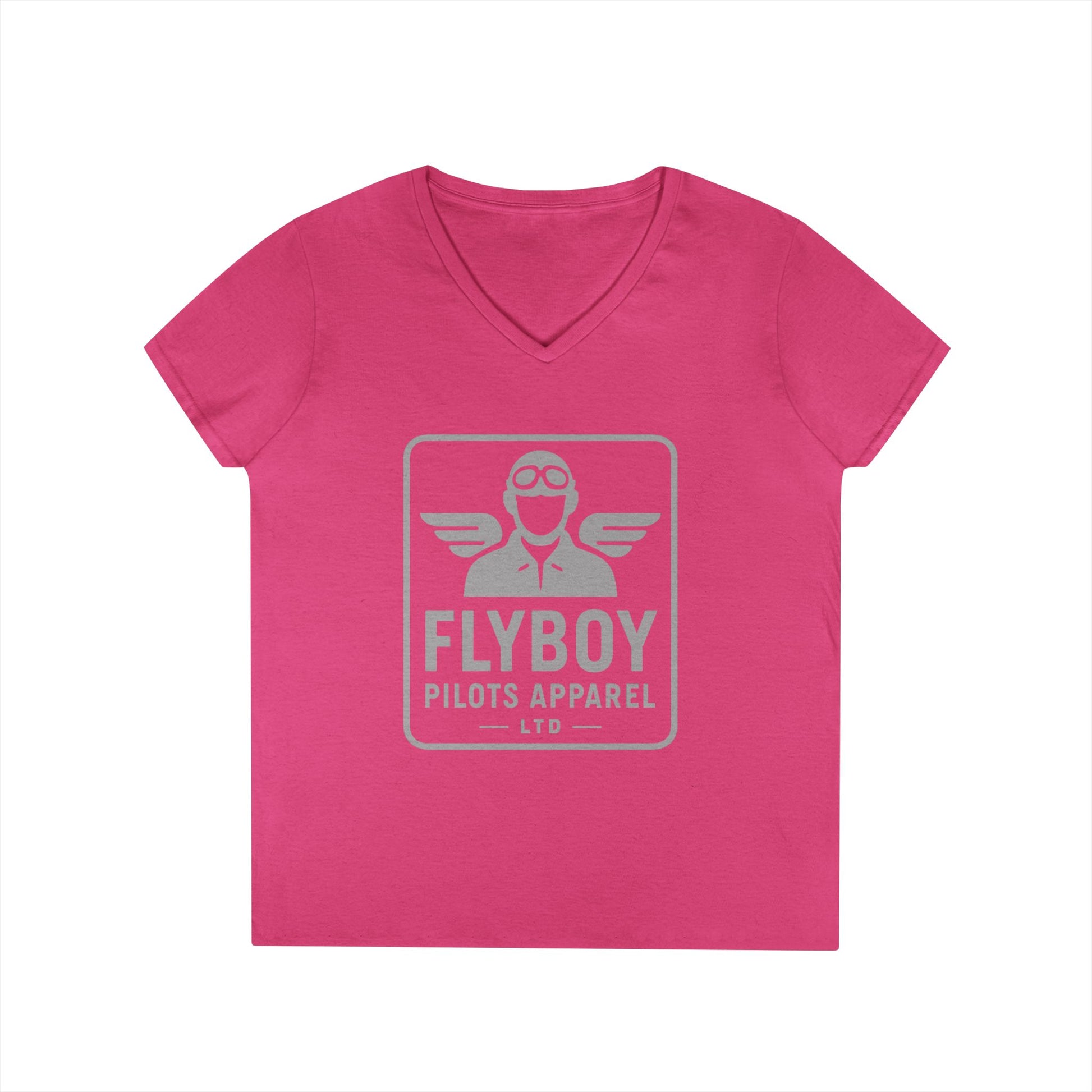 Flyboy Logo -  Ladies V-Neck T-Shirt