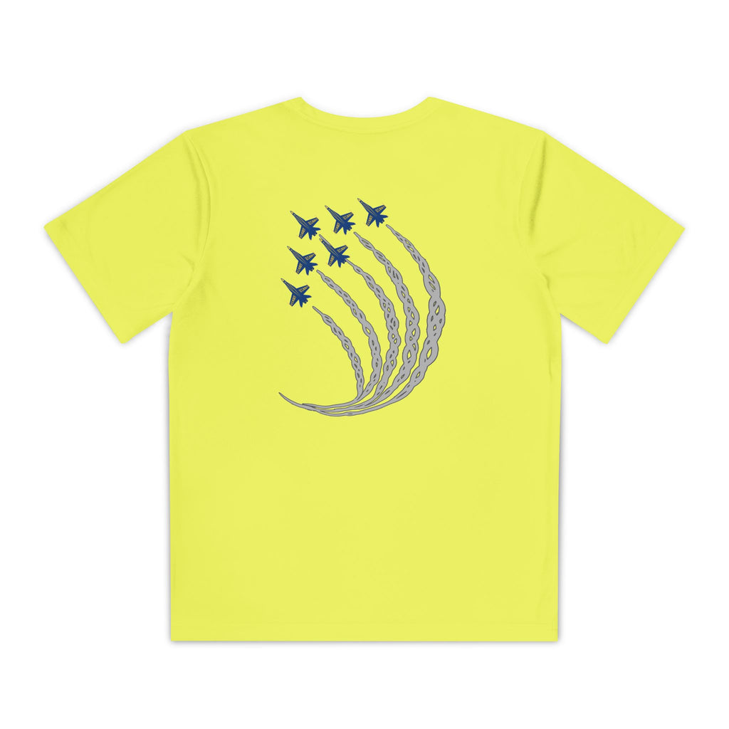 Future Blue Angels Pilot (front/back)- Youth Jersey Tee