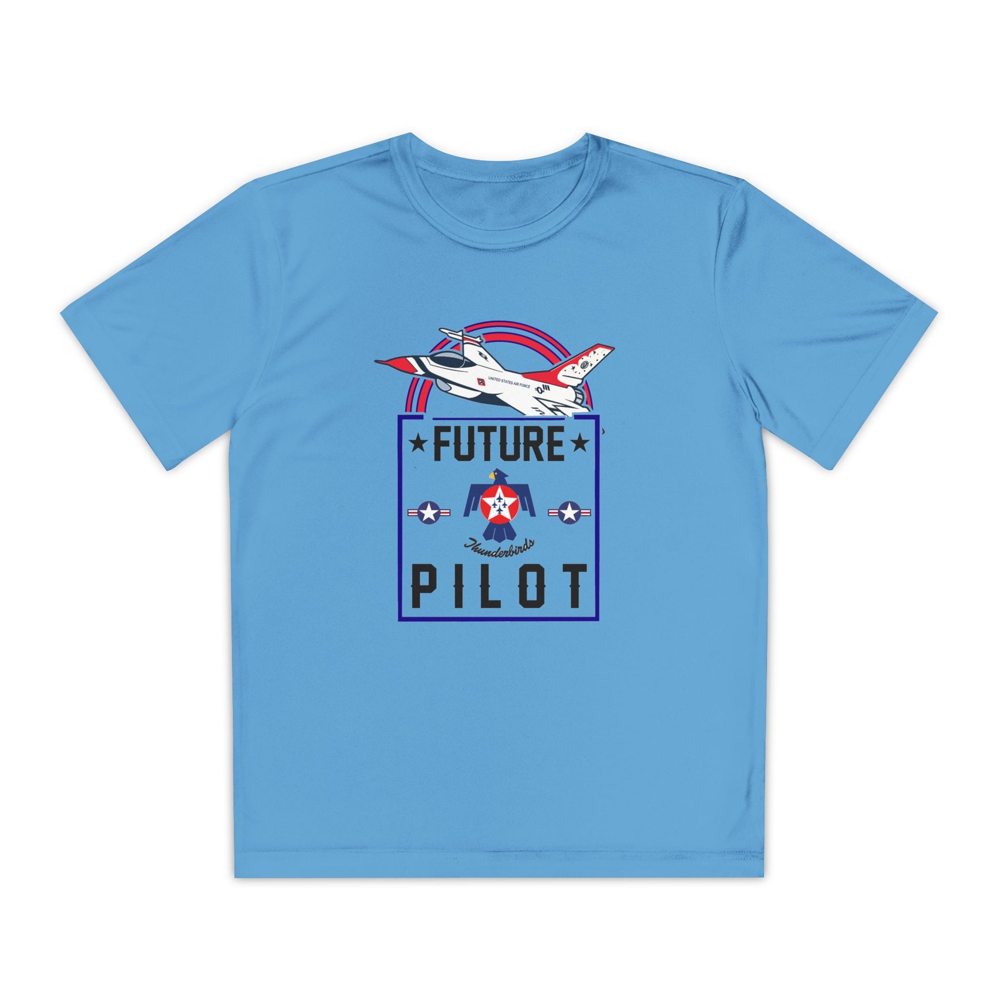 Future Thunderbirds Pilot (front/back)- Youth Jersey Tee