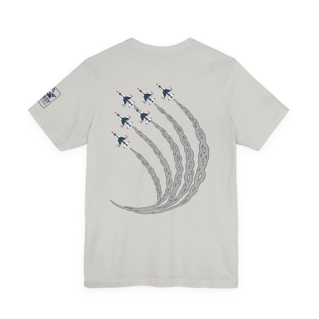 Future Thunderbirds Pilot (front/back)- Young Adult/Teen Jersey Tee