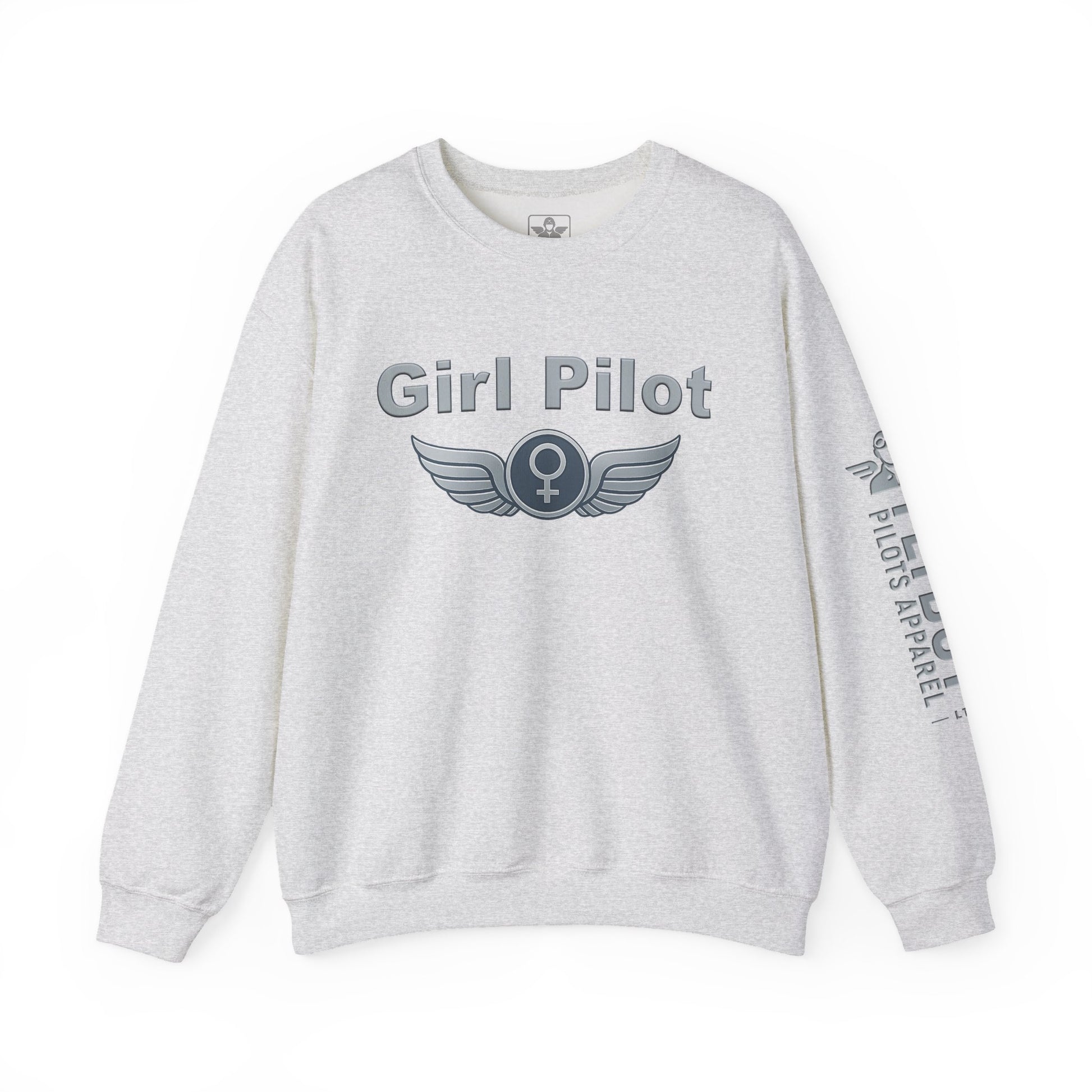 Girl Pilot - Crew Neck Sweatshirt